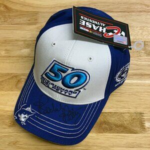 Richard Petty Autographed Petty Enterprises 50th Anniversary Cap/Hat NWT